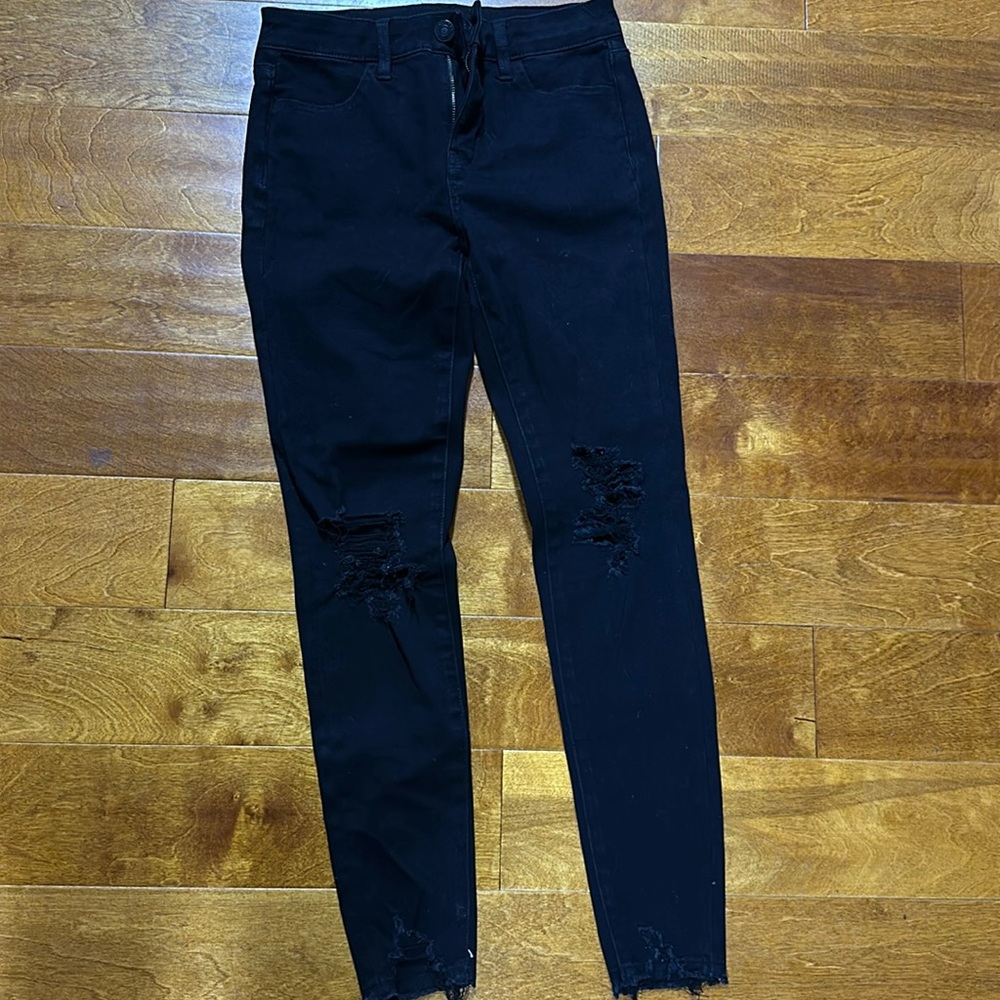 American Eagle black jeggings